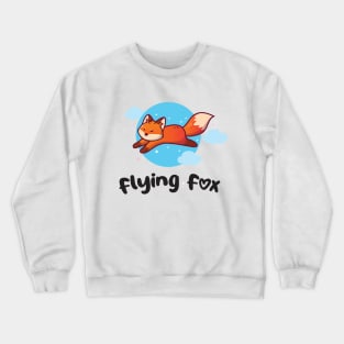Flying fox (on light colors) Crewneck Sweatshirt